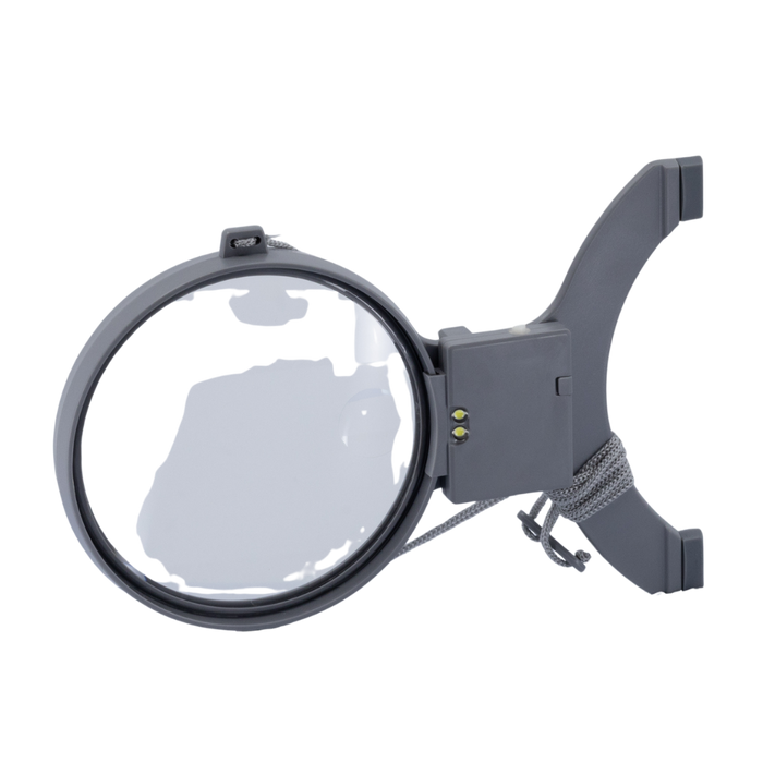 Embroidery Hands Free Magnifier, LED Illuminated - Magnifying.com.au