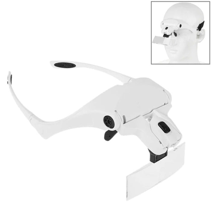 Deluxe LED Head Band Magnifier with 5 interchangeable lenses BEST SELLER - Magnifying AU