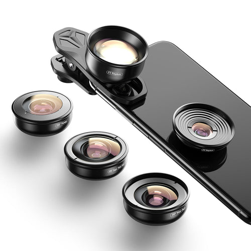 APEXEL Dual Camera Clip HD 5 in 1 lens - Magnifying.com.au