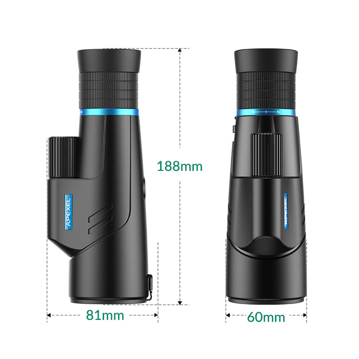 APEXEL 10-20X Monocular Telescope with Night Vision