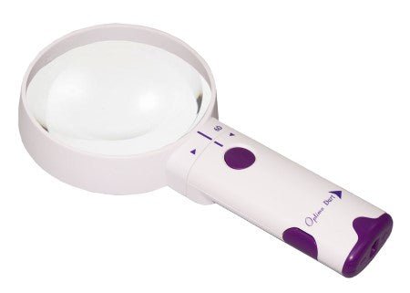 2.5X (6d) Optima Dart LED Hand Magnifier - Magnifying.com.au