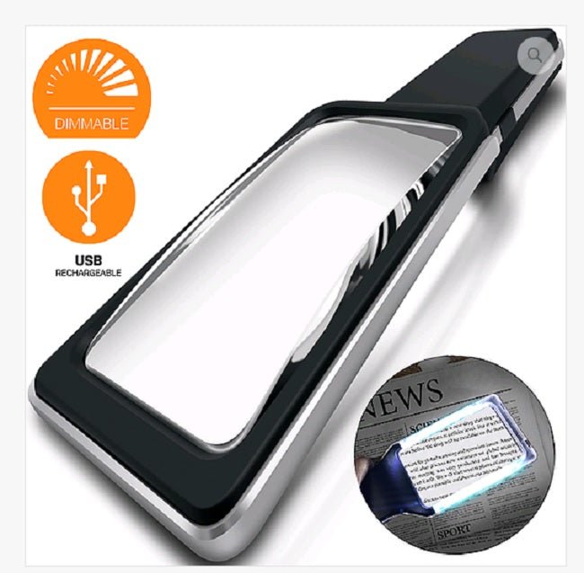 4X MagniPro Handheld USB LED Magnifier - Magnifying.com.au