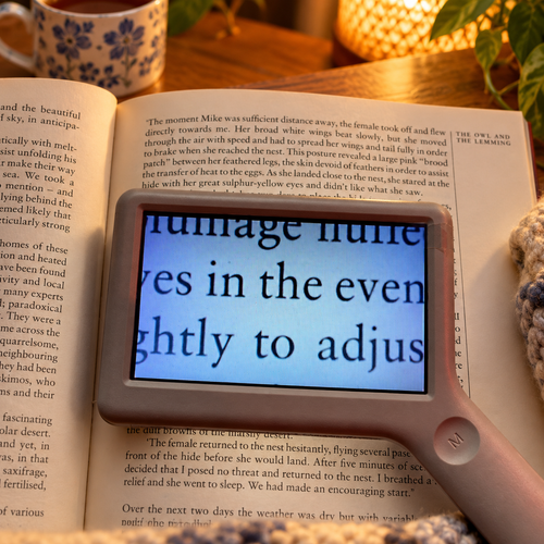 Electronic Hand Magnifier — 4.3" Screen, 3X to 10X