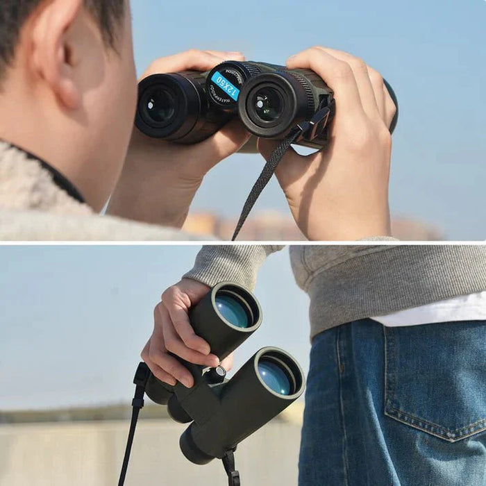 High - Powered 12X 50mm Birdwatching Binoculars with Smartphone Adapter - Magnifiers NZ