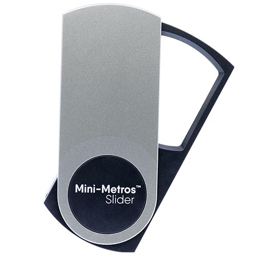 Mini-Metro Slider - LED 3x Magnifier - Magnifying.com.au