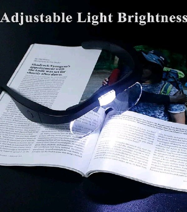 Rechargeable Head Band Magnifier - Magnifying.com.au