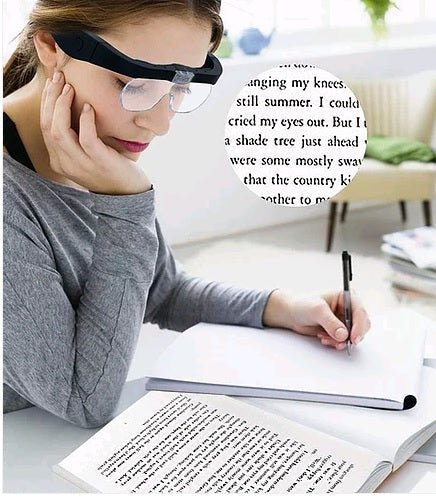 Rechargeable Head Band Magnifier - Magnifying.com.au