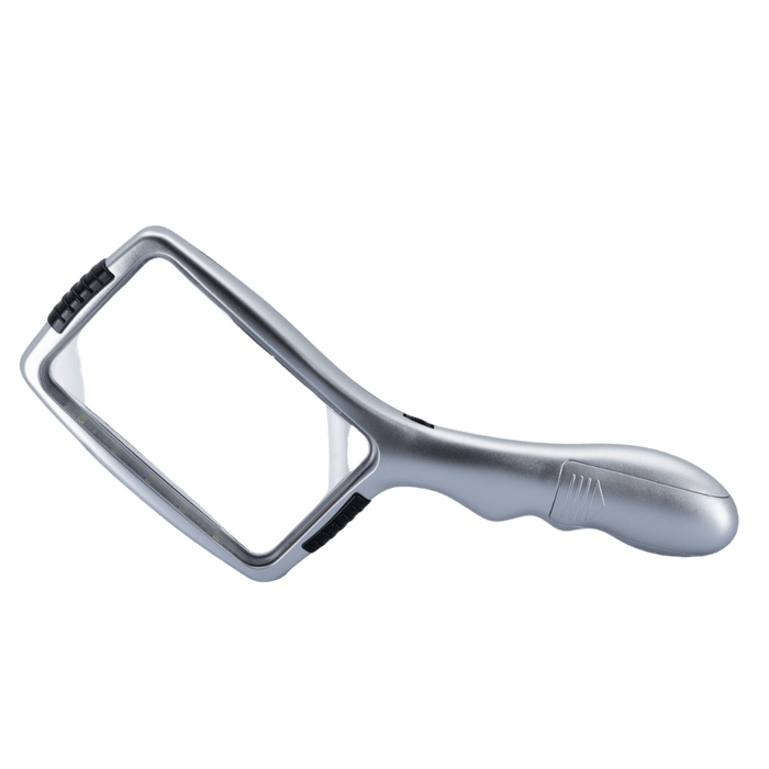 Rectangular LED Hand Magnifier 3X - Magnifying.com.au