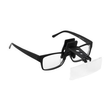 Clip on Magnifying Spectacles Set of 4 Lenses Magnifying