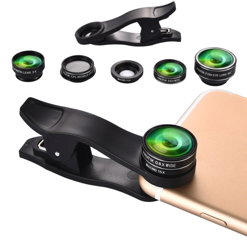 Hautik 5 in 1 Mobile Phone Lens Kit - Magnifying.com.au 