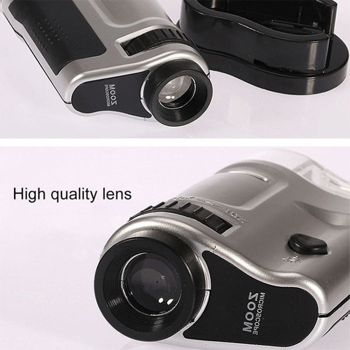 20-40X Pocket Microscope with Stand - Magnifying.com.au 