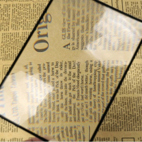 Fresnel Lens with Border 180x120mm - Magnifying.com.au 