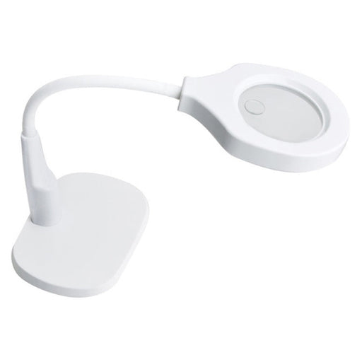 Desk Top Illuminated Stand Magnifier with Dual Clamp - Magnifying.com.au 