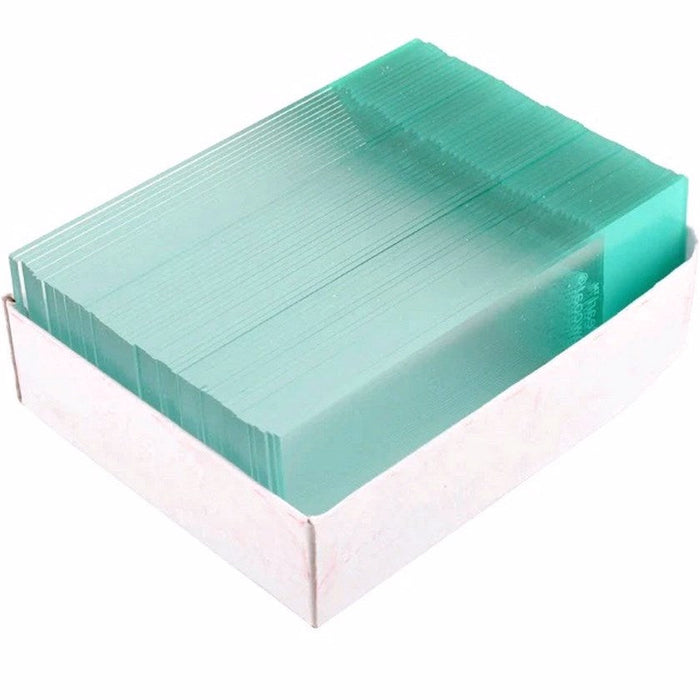 Blank Microscope Slides with Label 50 pcs - Magnifying.com.au 