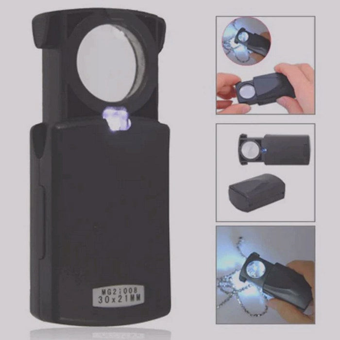 30X Slide Out Magnifier - Magnifying.com.au 